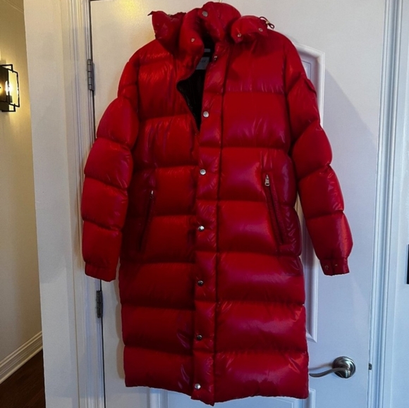 hanoverian jacket moncler red sz 1 - Picture 4 of 5